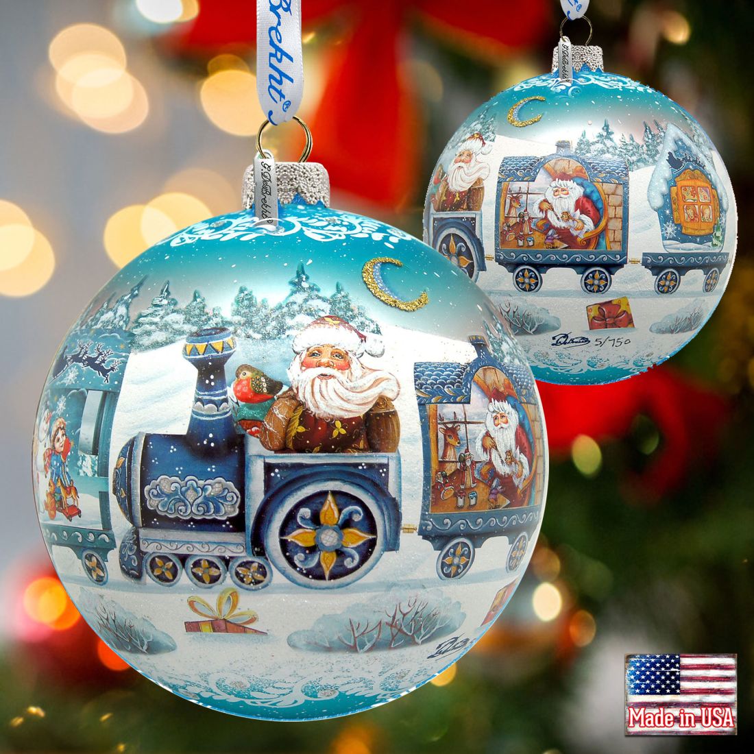 The Christmas Express™ Limited Edition Glass Ornament