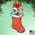 Christmas Morning Kittens™ Stocking Ornament